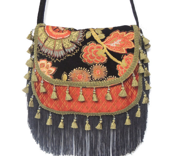 vintage embroidered bag